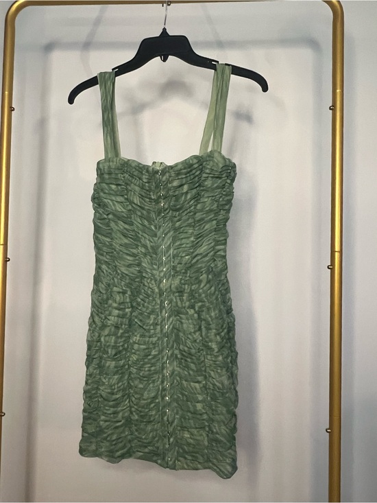 House of CB Dresses & Skirts - House of CB Sage Green Ruched Mini Dress